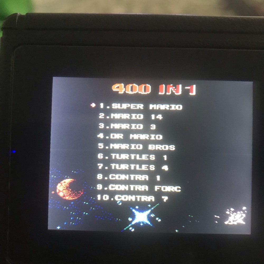 Hand held gaming console